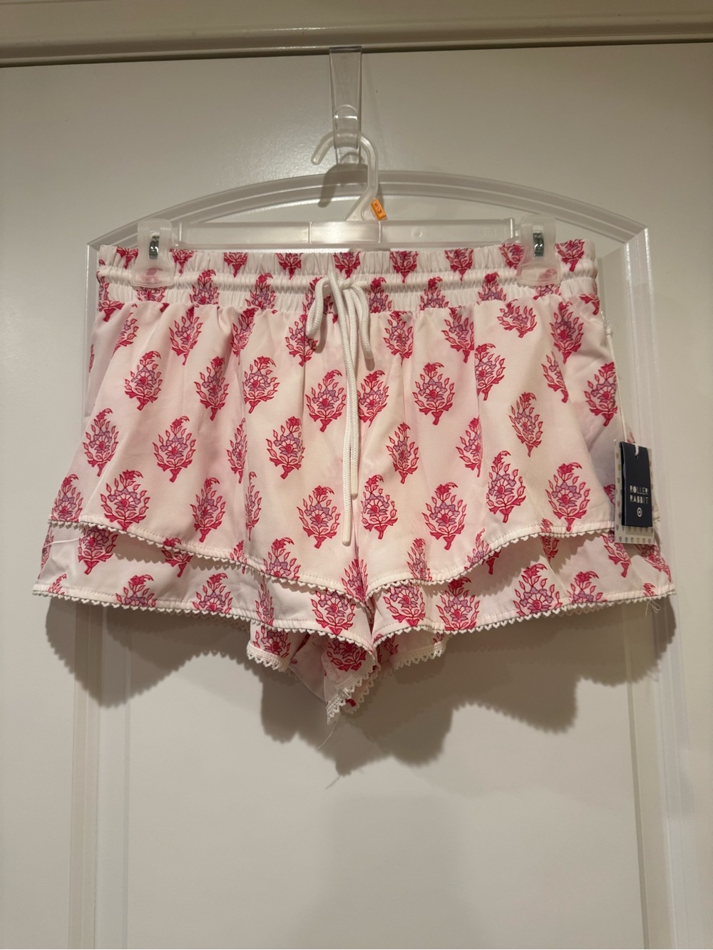 Roller Rabbit x Target Pink Floral Ruffle Shorts - Picture 1 of 5